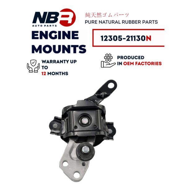 液压发动机支架 12305-21130 适用于丰田卡罗拉 E120 Altis Fielder RunX Allex Spacio WiLL